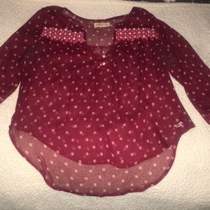 Hollister Sheer Shirt.